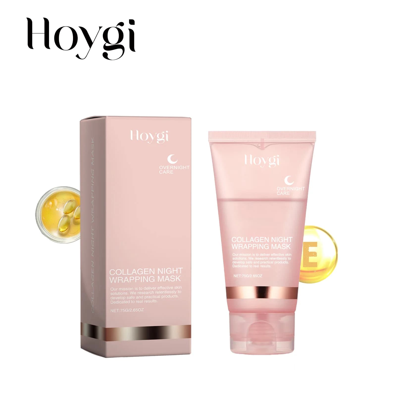 Hoygi Collagen Peel Off Mask Antiwrinkles Hydrating Moisturizing Peeling Easy All skin types Not irritating Deep Cleansing