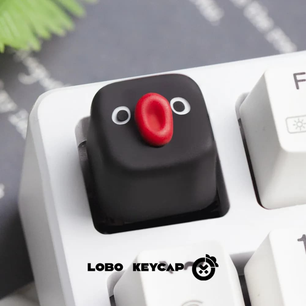 Pingu Penguin Mechanical Keyboard Custom cartoon design Replacement cups Esc resin gifts
