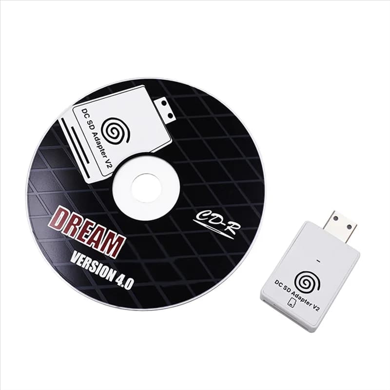 Smart-Per lettore di schede SD per SEGA Dreamcast Dreamshell V4.0 Adattatore per lettore di giochi di schede TF + CD con caricatore di avvio Dreamshell