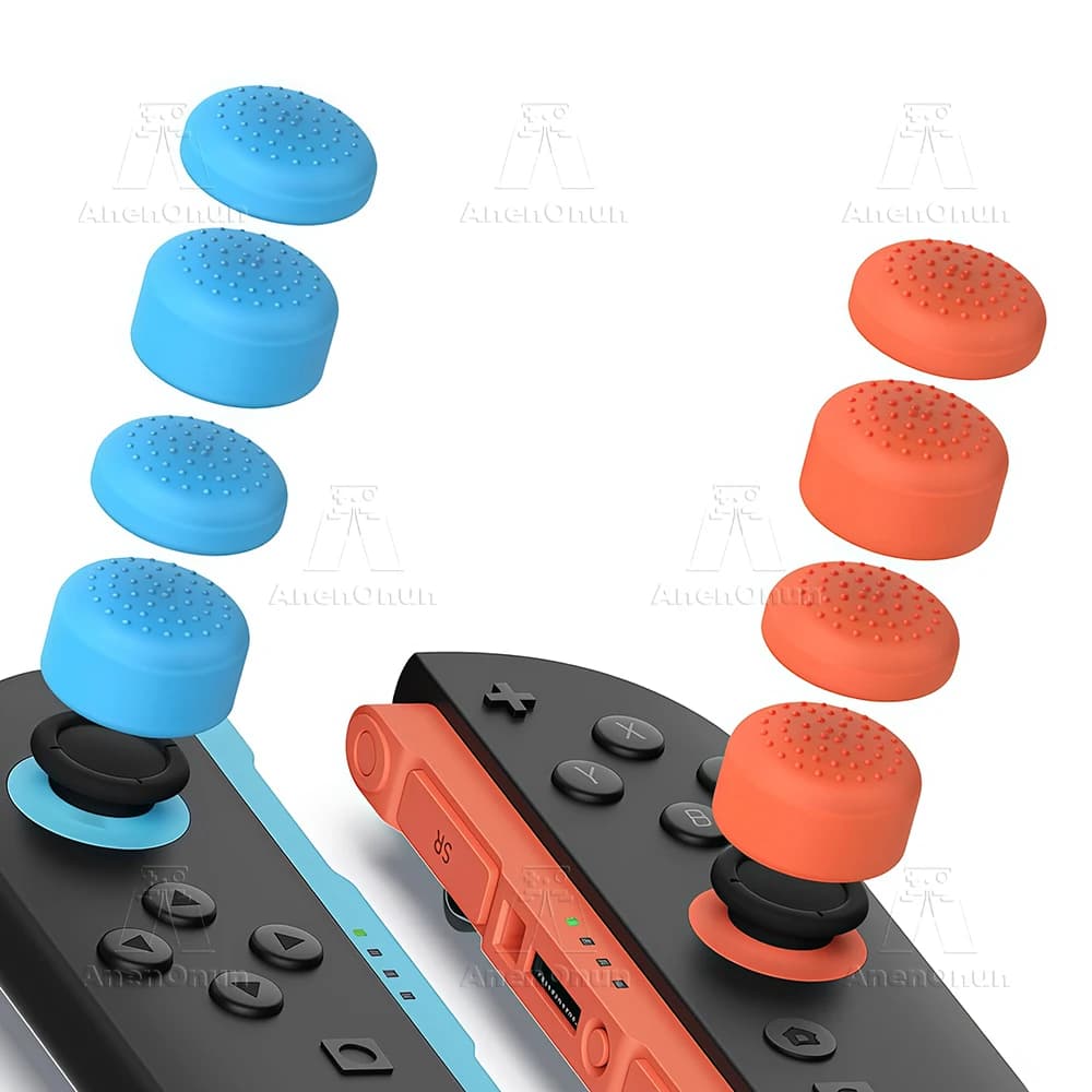 Copri Joystick in Silicone Morbido 3D Premium per Switch 2, Protezione Antiscivolo per Joycon, Accessori