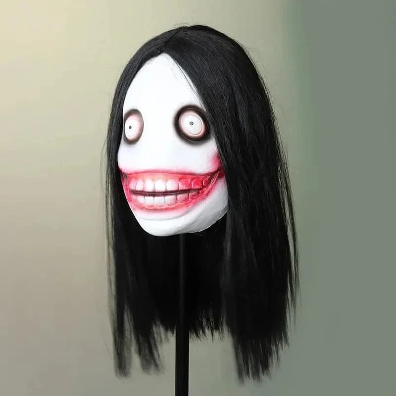 ♥ Nuovo Costume di Halloween 2026, Maschera Integrale con Cappuccio del Killer Jeff, Leggende Urbane Americane, Accessorio Spaventoso e Malvagio ★ ★ ★