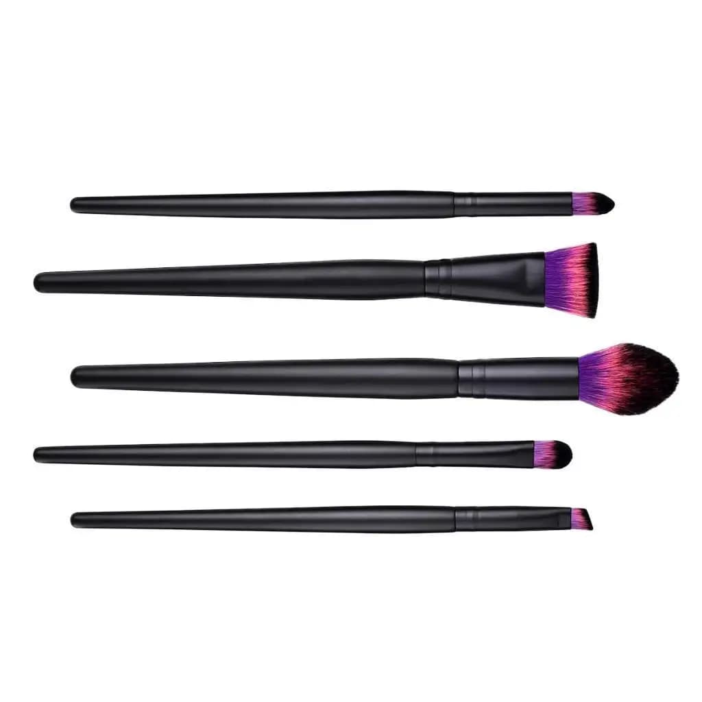 Set Professionale di Pennelli da Trucco con Manico in Legno, Kit di Pennelli Kabuki, Accessori per il Viso per Cosmetici