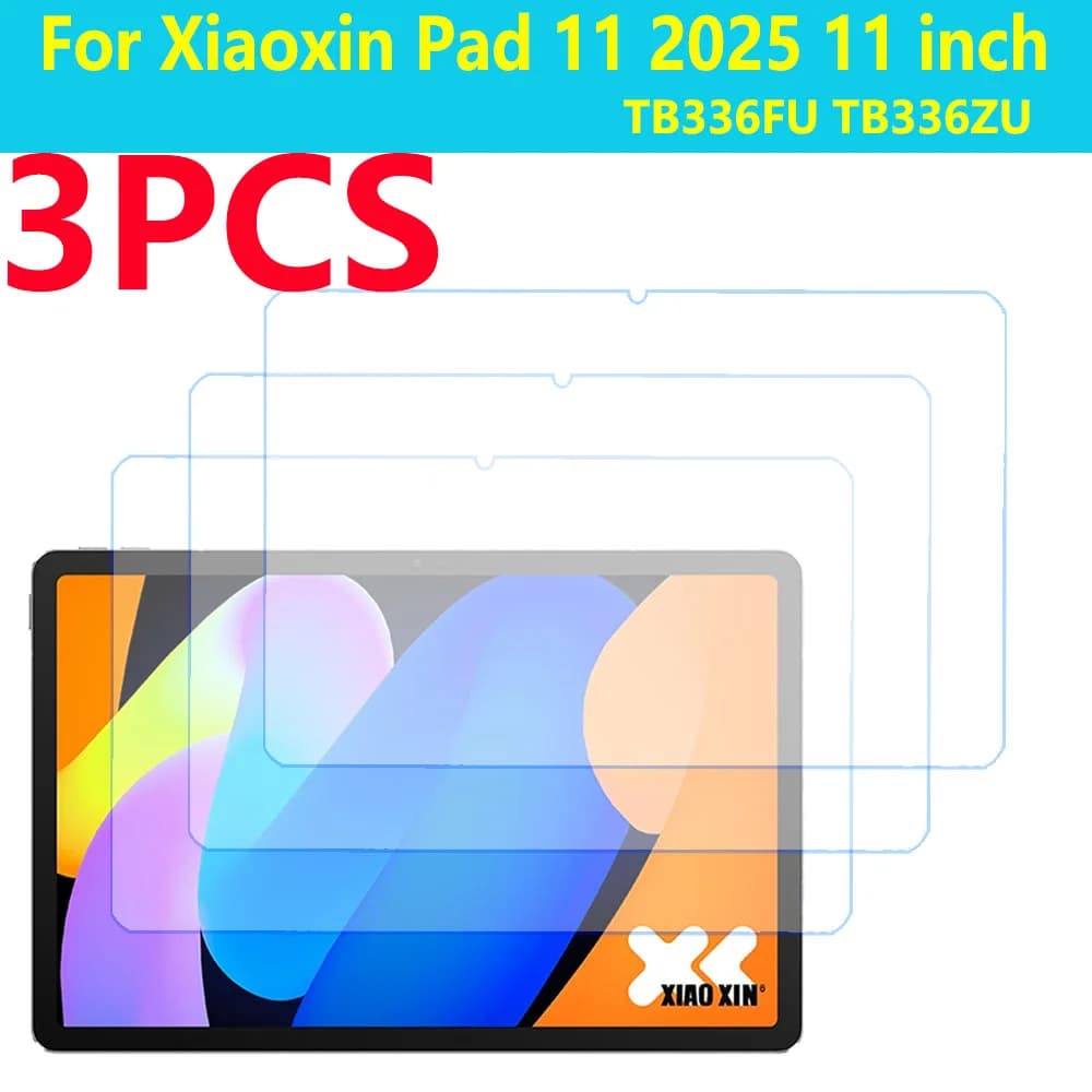 HD Tempered Glass For Lenovo Xiaoxin Pad 11 2025 11-inch TB336FU TB336ZU Scratch Proof Screen Protector Tablet Protective Film