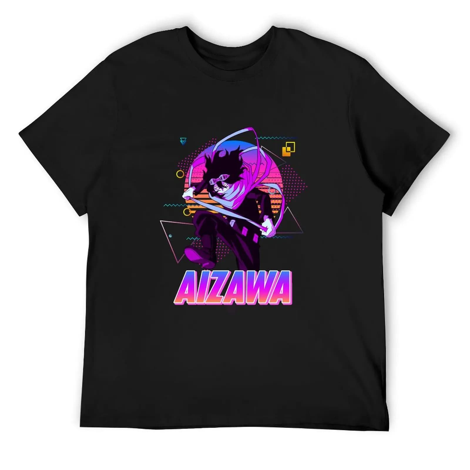 Aizawa Shota - Retro Art T-Shirt custom t-shirts Louboutins funny t shirts for men