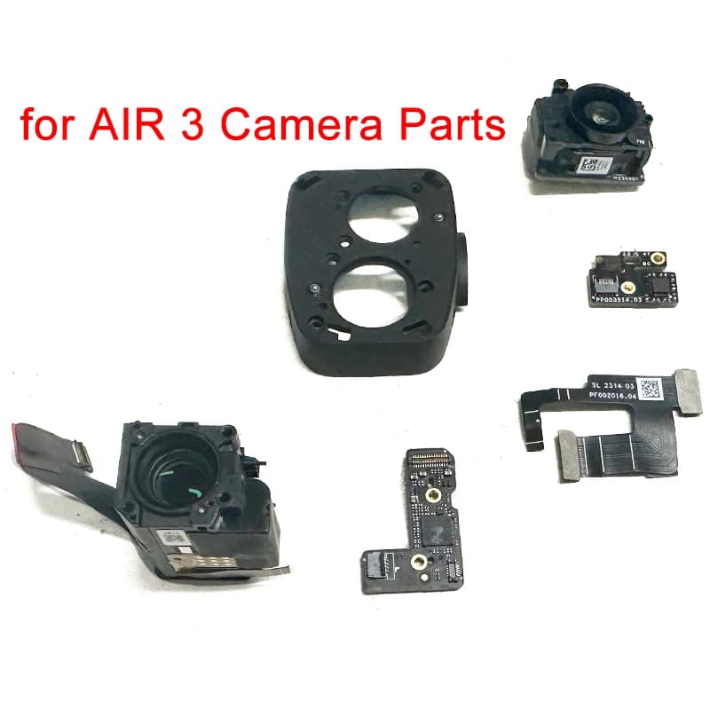 Original 3x Zoom Medium Tele Camera for AIR 3 Gimbal Wide Angle Camera Flat Cable Camera Board UV Ring Glass for DJI AIR 3
