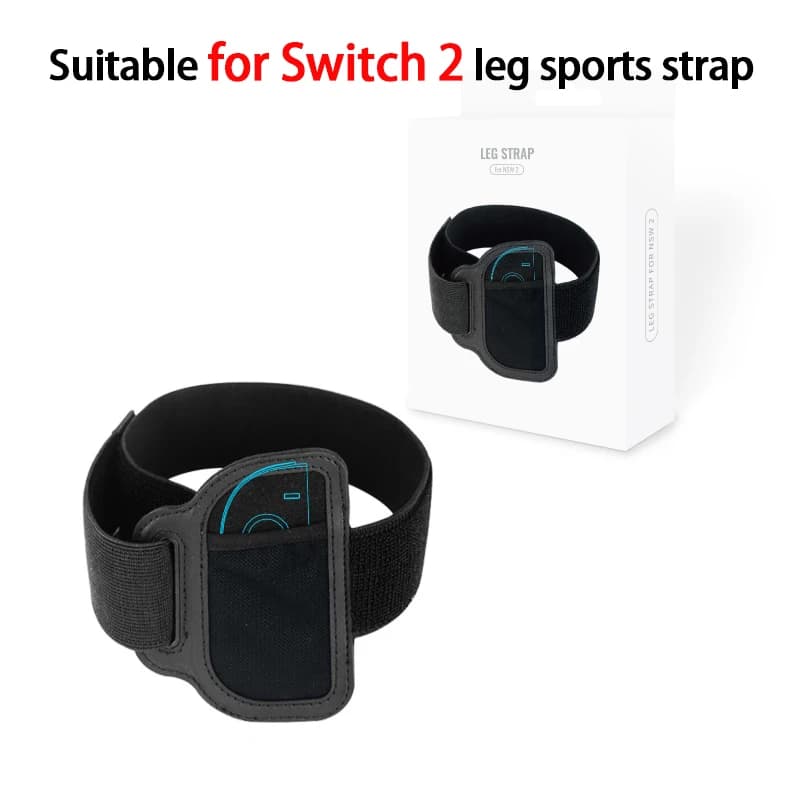 Cinturino per gamba per Switch2, regolabile con velcro, traspirante e leggero per il gaming attivo, accessori per videogiochi