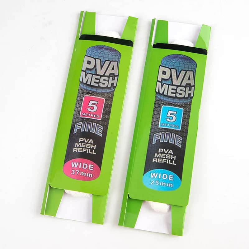 PVA Mesh Solubile in Acqua Ricarica Rig Esche Borsa Avvolgente Rete da Pesca Rete da Pesca Medusa Mangiatoia da Pesca Trappola Portatile Lure Meshes