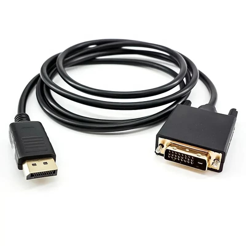 DP to DVI 24 1 cable adapter DisplayPort 1080P DP to DVI conversion cable for Monitor cable projector DisplayPort 1.8m