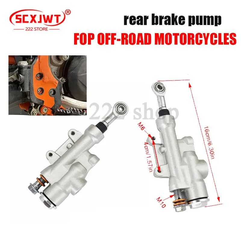 Per EXC XCW SX TC FE Pit Dirt Bike Pompa freno anteriore posteriore Pompa pompa freno idraulico posteriore moto