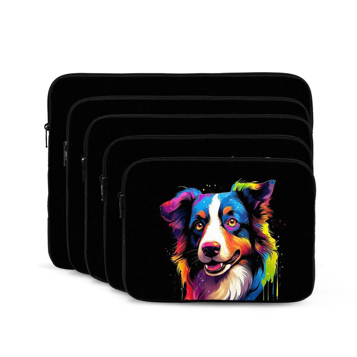 Border Collie Borsa per laptop per notebook Custodia per notebook Custodia protettiva per tablet Custodia antiurto