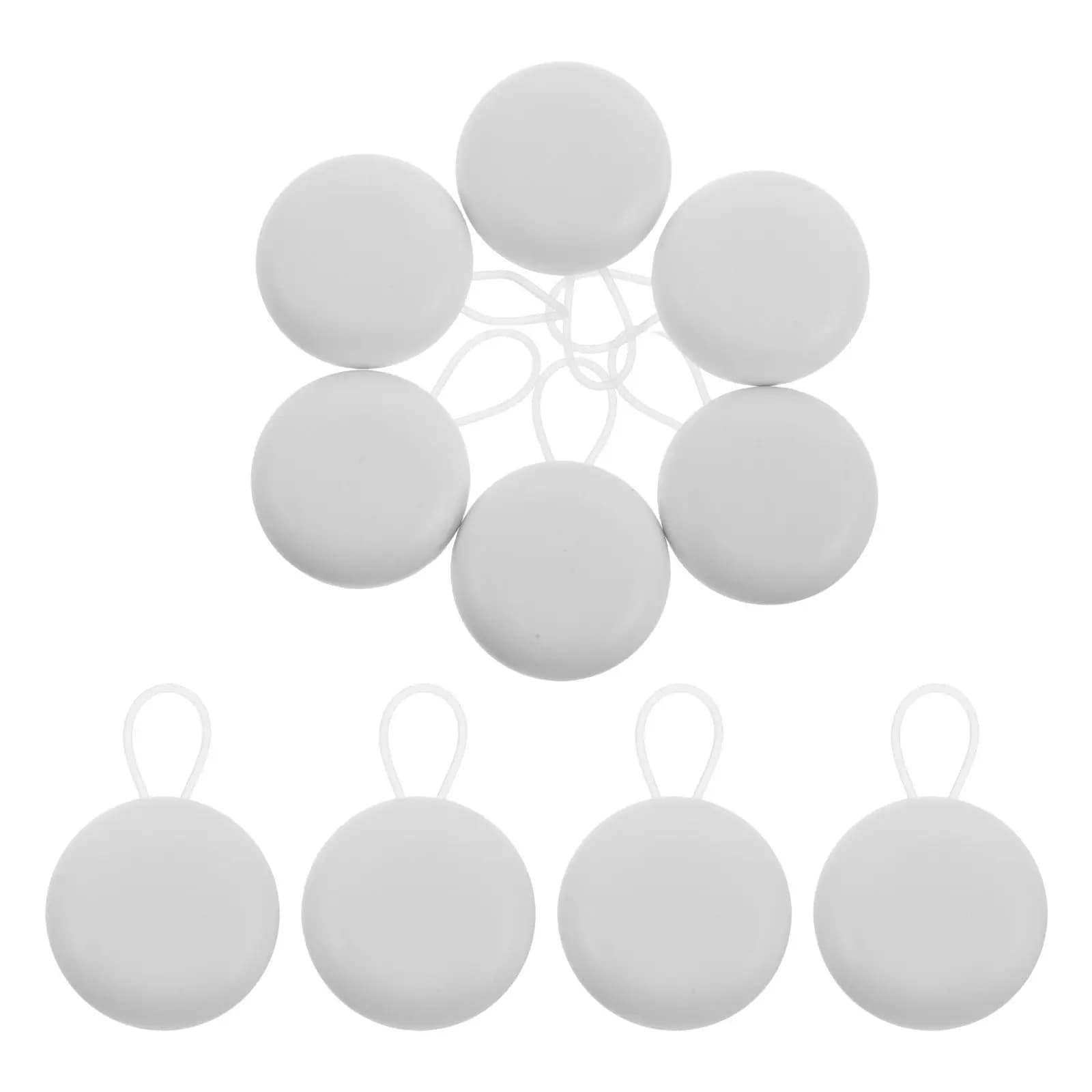 Custodia Protettiva Rotonda Antiurto per Auricolari (10 Pezzi) - Mini Contenitore Portatile con Clip per Cuffie Wireless, Ideale per Viaggi e Ufficio