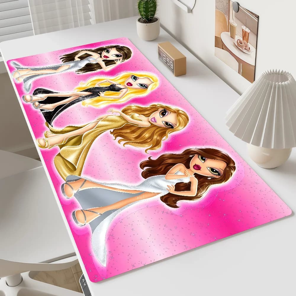 Mouse Pad MousePad Non-slip Lockedge Office Student Gaming B-Bratz Doll Thickened Large Fashion Writing Pad Cushion