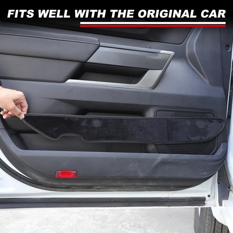 Per Toyota Tundra 2022+ velluto nero porta auto tappetino antisporco adesivo decorativo accessori per la protezione degli interni dell'auto