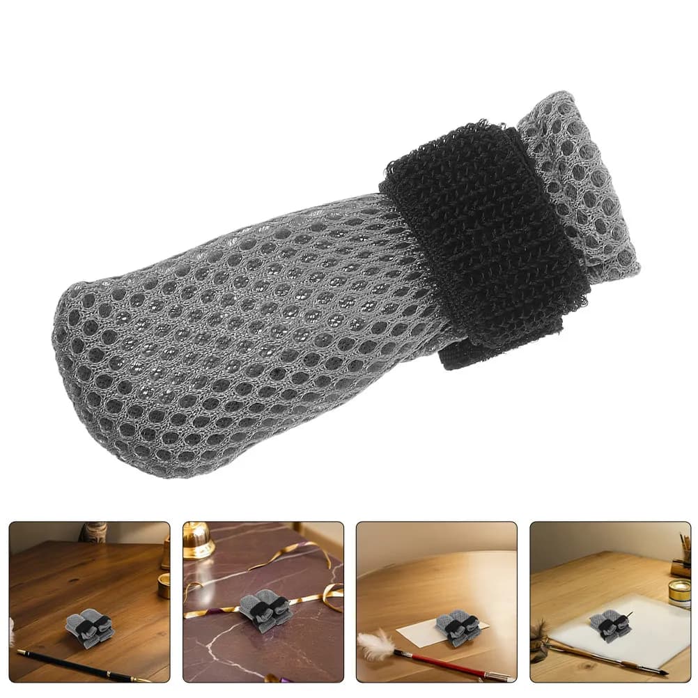4 Pezzi Stivaletti Antigraffio per Gatti, Copriscarpe Traspiranti in Rete per Animali Domestici, Scarpe di Sicurezza Antigraffio, Accessori per Taglio Unghie, Toelettatura e Bagno