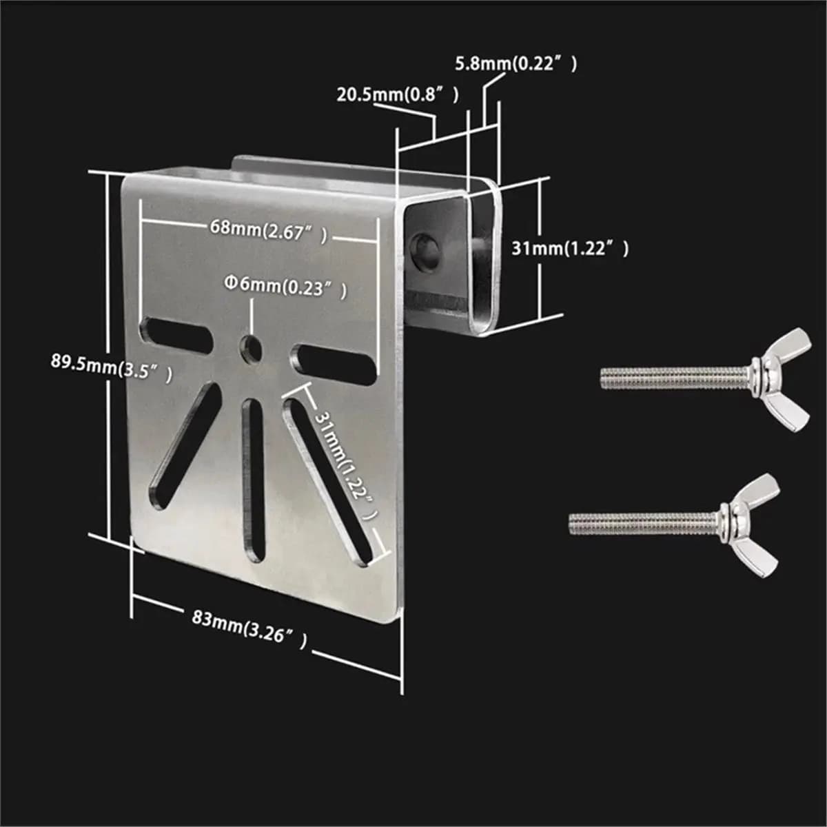 B21B Gutter Mount Bracket Drainage Ditch Monitor Stand for EufyCam /Pro Adjustable Outdoor Security Camera Mount
