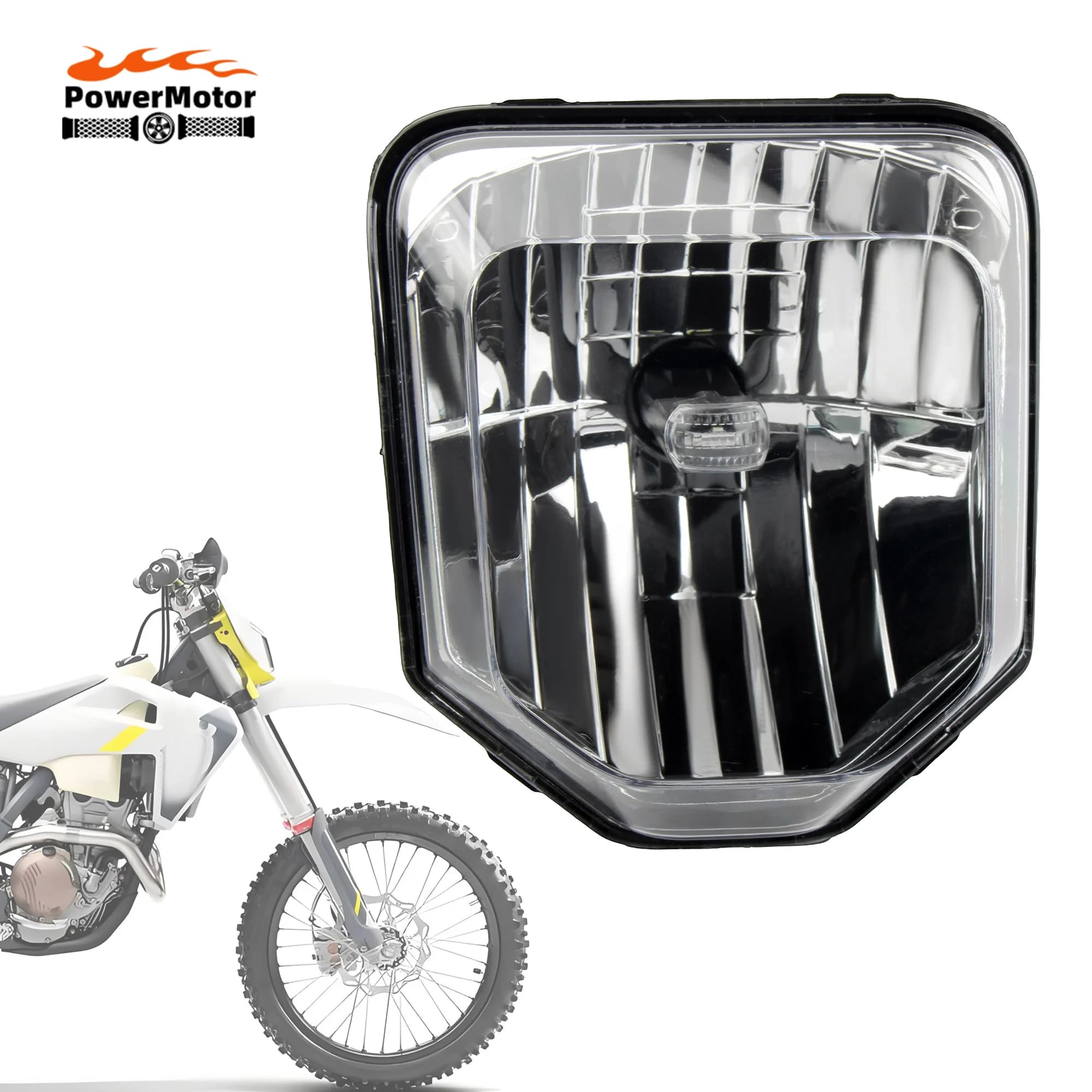 2024 Dirt Bike Moto Ha Condotto La Testa Della Lampada Della Luce Stoppino Per Husqvarna 701 TE 250 300 450 FC FE TC 125 300i Motocross Accessori