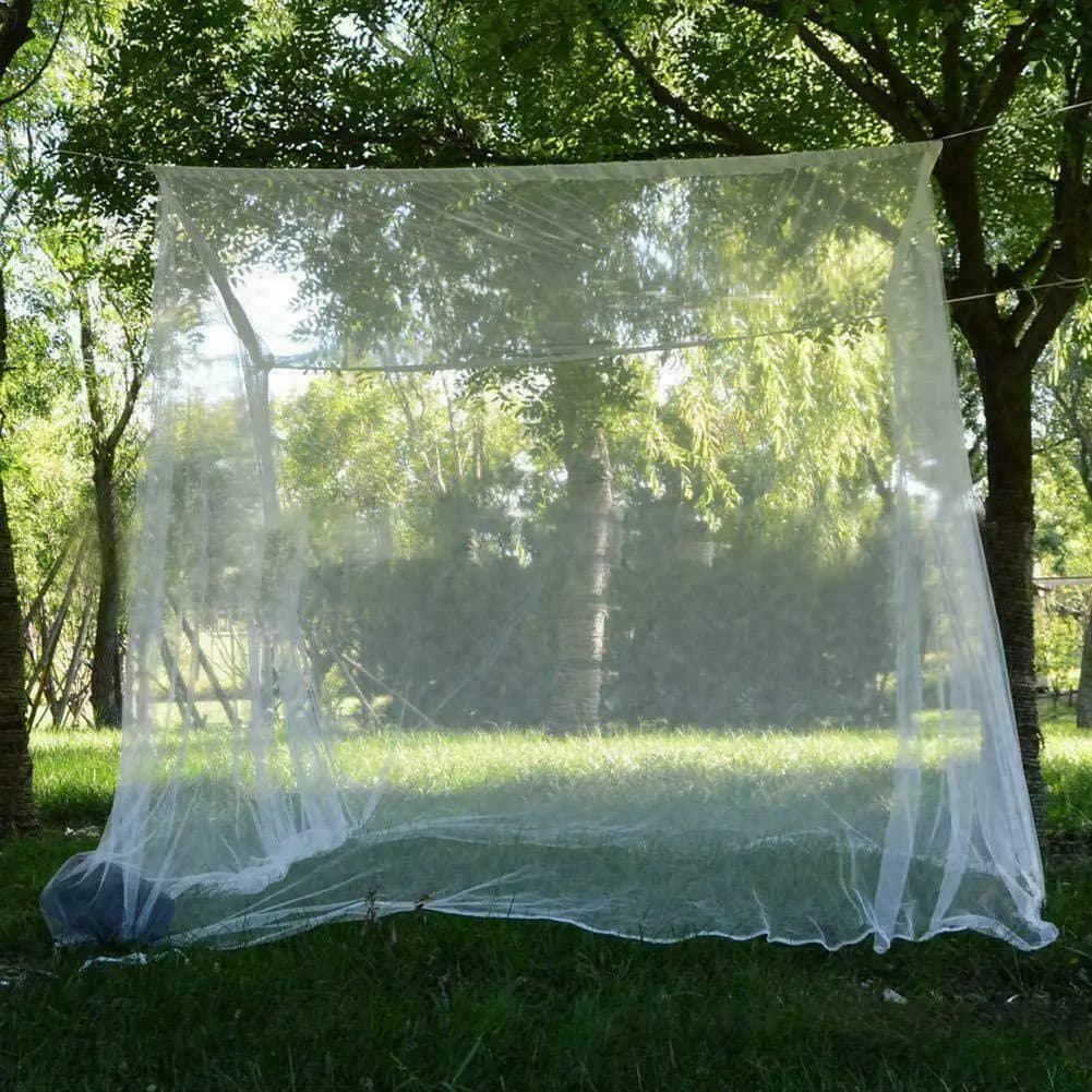 Tenda da campeggio esterna con zanzariera, grande tenda da campeggio da viaggio, tenda repellente, letto sospeso, tende da pesca, escursionismo, decorazione della camera da letto