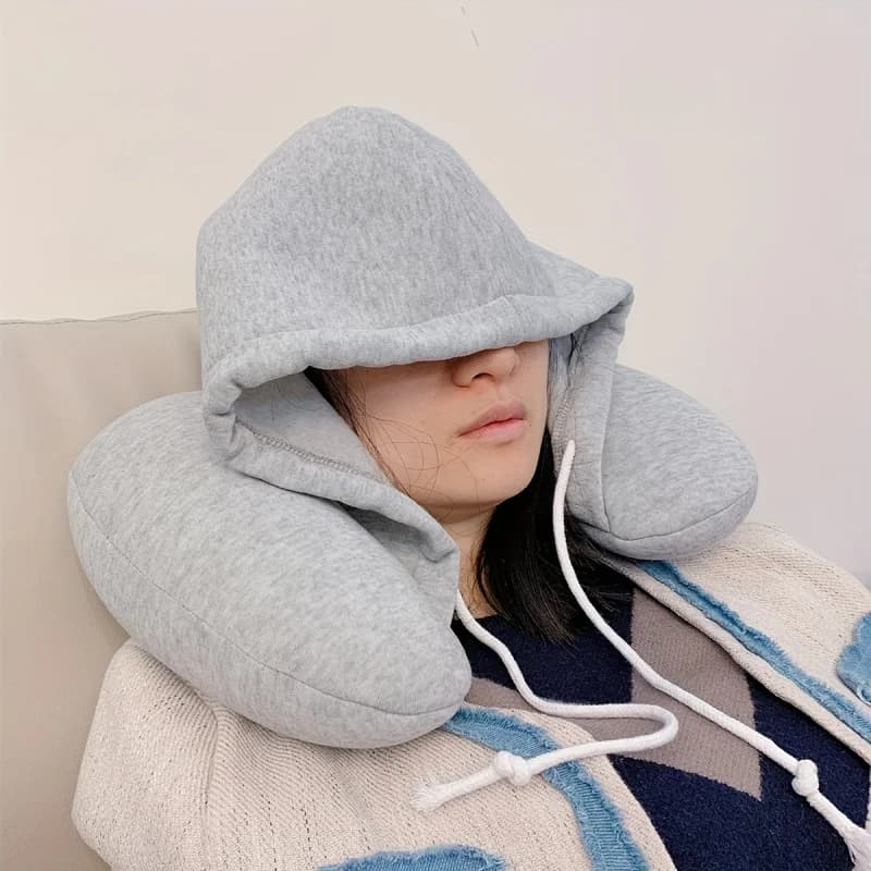 Cuscino da viaggio, cuscino a forma di U, cuscino multifunzionale per il collo, cuscino per il collo da viaggio in aereo