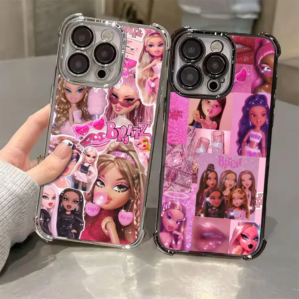 Cover Protettiva Morbida per Xiaomi Poco X8 Pro Max, X5, X6, X7, F4, F5, F7 Pro, F8 Ultra, M7, X8Pro - Design Cartoon Fashion Bratz