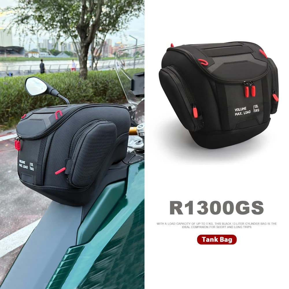 Fuel Tank Bag For BMW R1300GS GS1300 R 1300GS R 1300 GS 2023 2024 2025 Motorcycle Waterproof Bag 12L Tool Backpack Portable