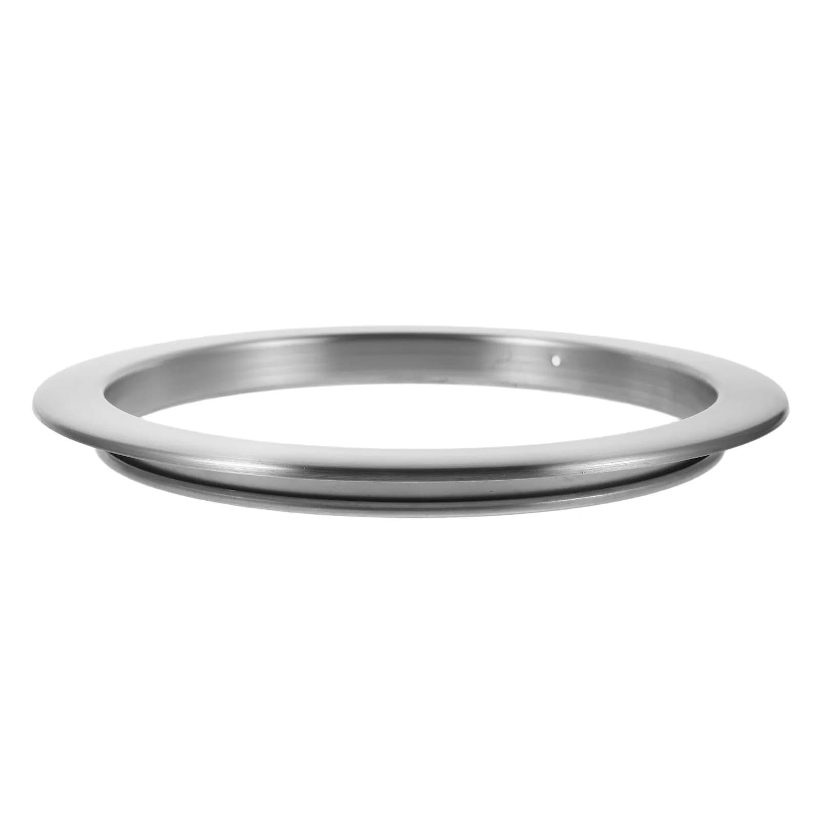 Countertop Recessed Trash Grommet Stainless Steel Drop-in Trash Can Lid Ring Seamless Embedded Wastebasket Cover for Modern Home