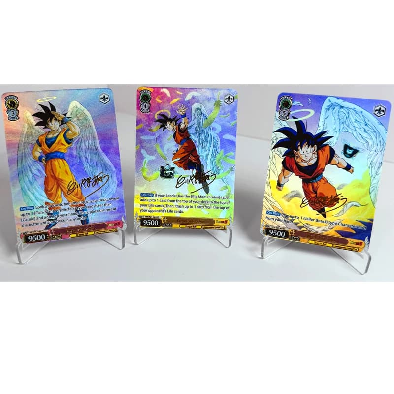 Set di 3 Carte da Collezione Dragon Ball Goku Z GT Super Saiyan Heroes Battle Card Ultra Instinct