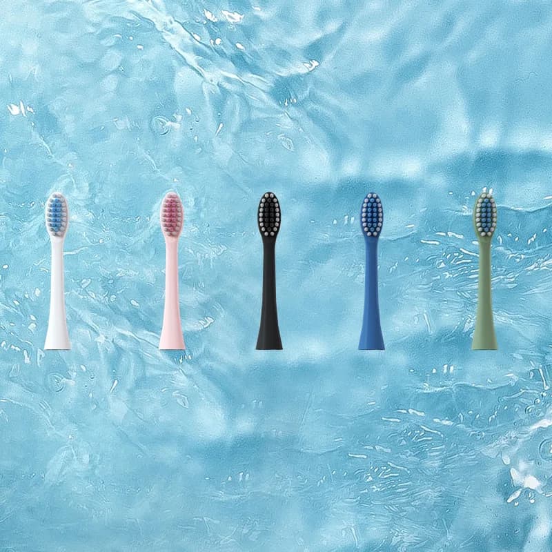 Testine di ricambio da 4 pezzi per spazzolino elettrico ad ultrasuoni XC-A8 spazzolino da denti sonico ricaricabile per adulti Smart Timer impermeabile