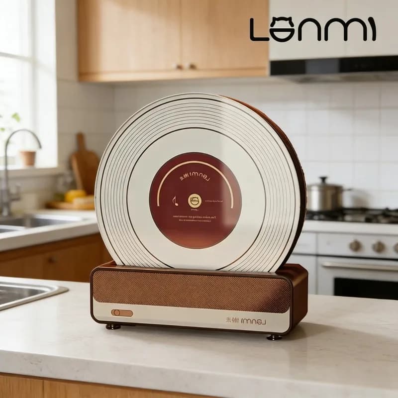 LANMI 33CM Circle Wooden Cutting Board Glass Cutting Board Send Chopping Board Storage Rack Mold Proof Cutting Board Kitchenware