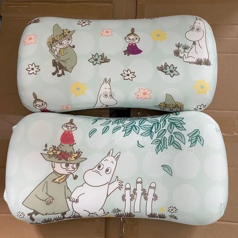 M-Moomins Cooling Waist Pillow Memory Foam Lumbar Support Cushion Mini Nap Pillow for Office & Daily Rest Daily Necessities