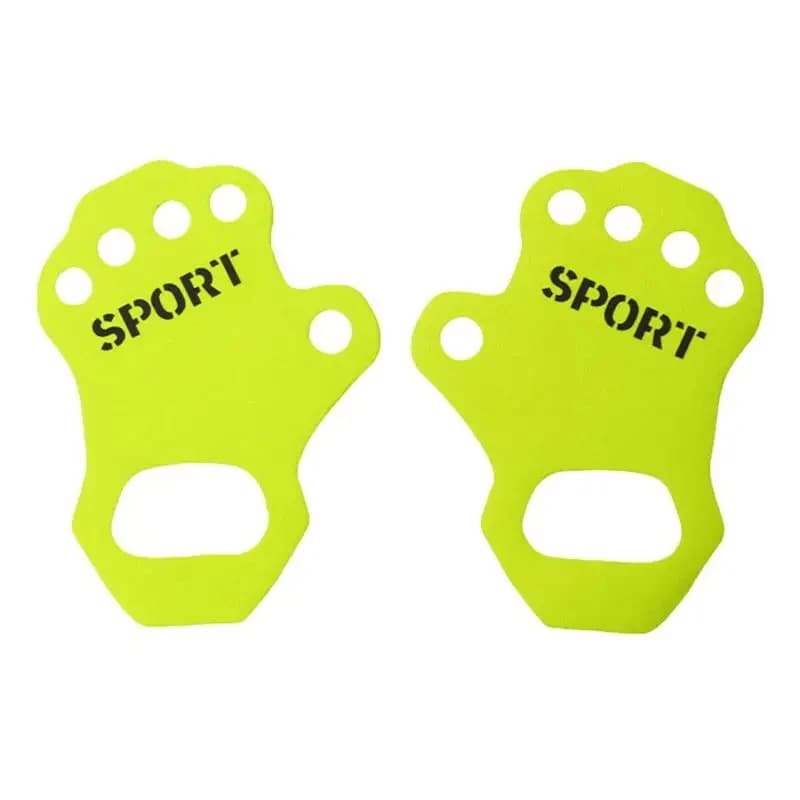 1 pair Lifting Knobs Cross-Beding Cross-Channel Weight Lifting Hands Protector for Gym Fitness Home Gymnastics Fitness Pull-up Durable