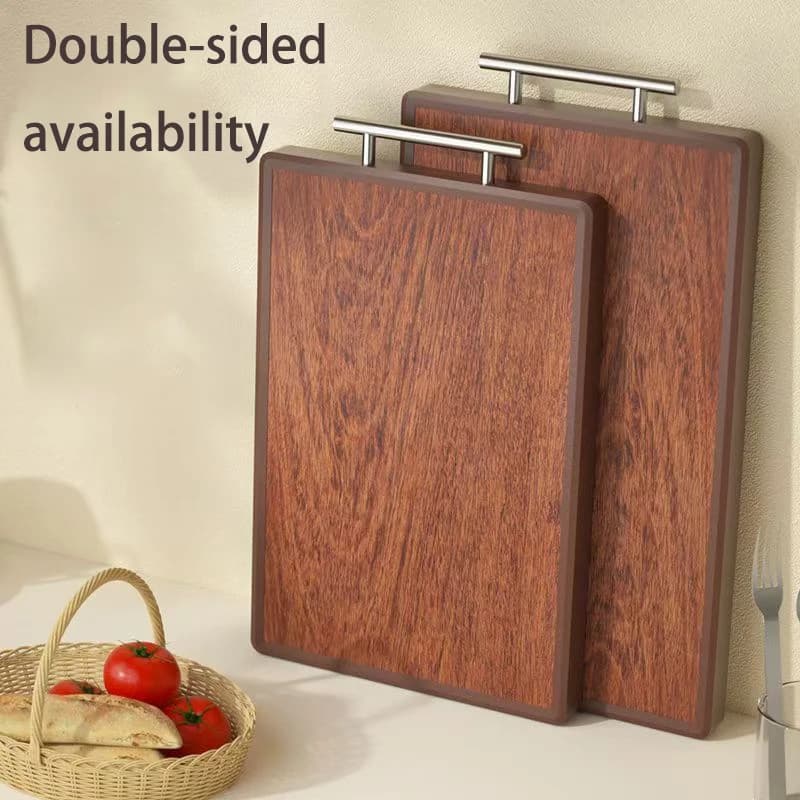 Double Side Big Wood Cutting, Robust Wood Cutting Machine for Home Use, Butcher Lock in Wood