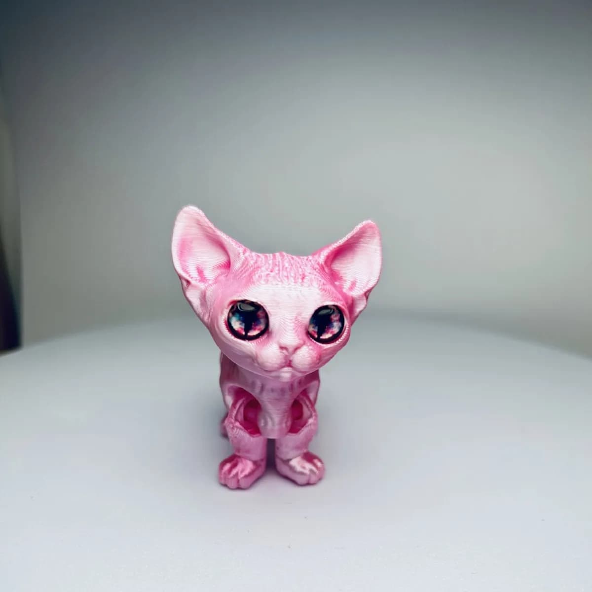 3D stampato colorato gatto siamese mobile comune agitarsi giocattolo decompressione ornamento da tavolo figura per bambini giocattolo per adulti regalo per bambini
