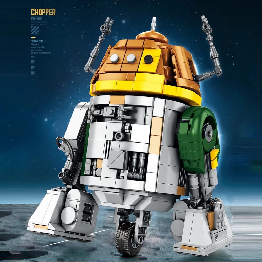 Film Space War Chopper C1-10P Set di edifici di modello di robot, Rebel Group Buildings Blocks Giocattoli di mattoni Regalo per adulti Bambini 988 pezzi