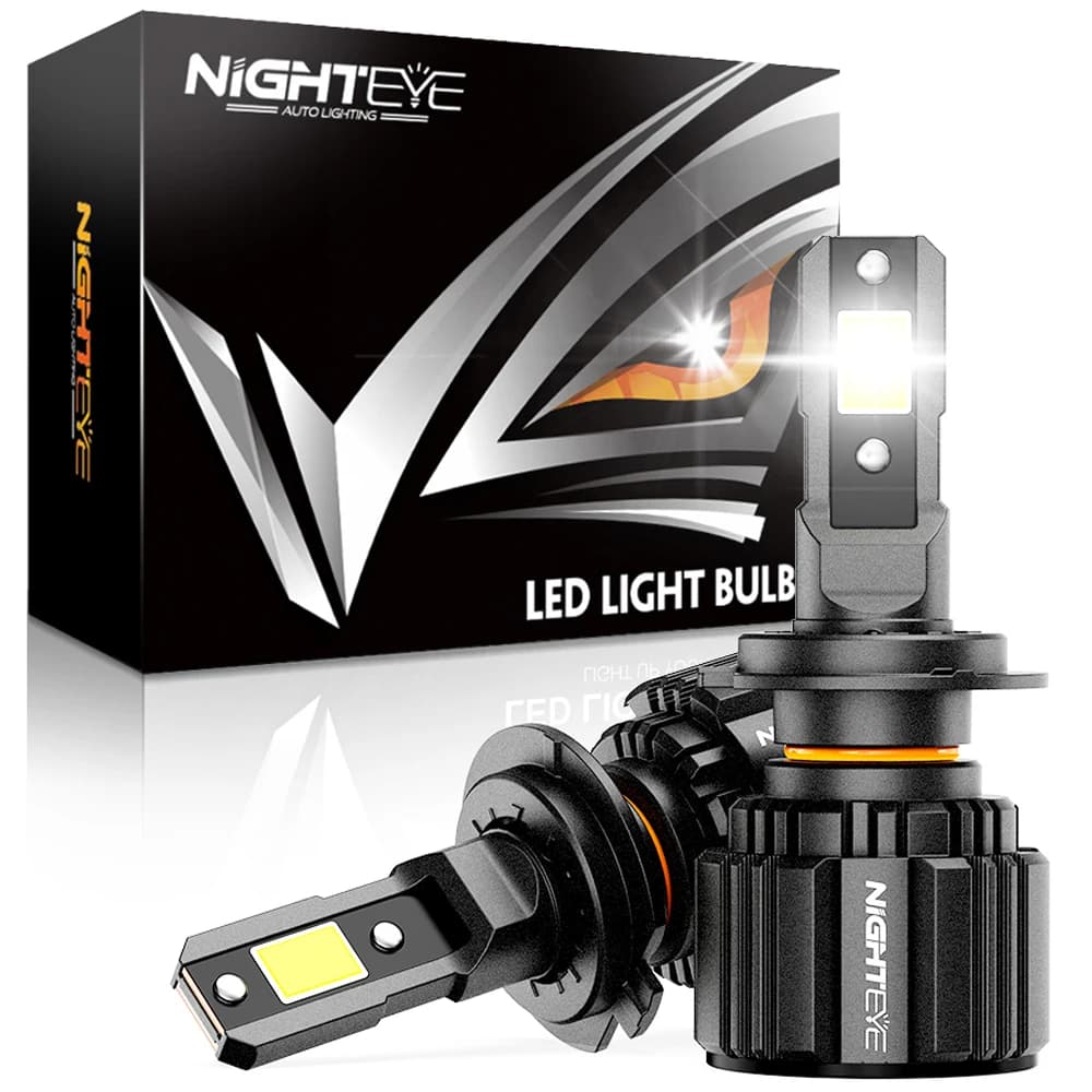 NIGHTEYE H7 LED Canbus 30000LM Fari per auto Lampadine H4 HB3 9005 HB4 9006 H11 H8 H9 9012 Luci a LED 6500K Bianco 12V 72W Lampada automatica