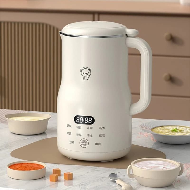 Mini frullatore compatto per latte di soia: riscaldamento automatico e senza filtri, multifunzionale (alimento/succo per bambini) | Tutto in uno