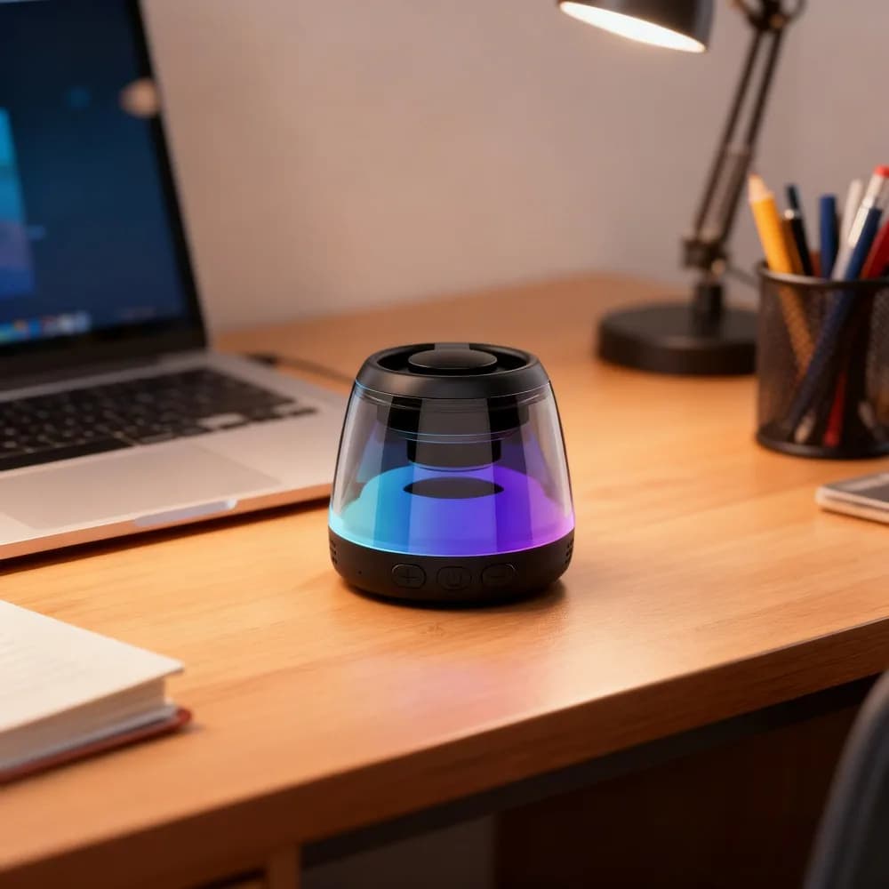 Altoparlante da gioco con supporto magnetico per telefono wireless – Compatibile con MagSafe e Android, impermeabile IPX5, illuminazione RGB, montaggio su superficie metallica