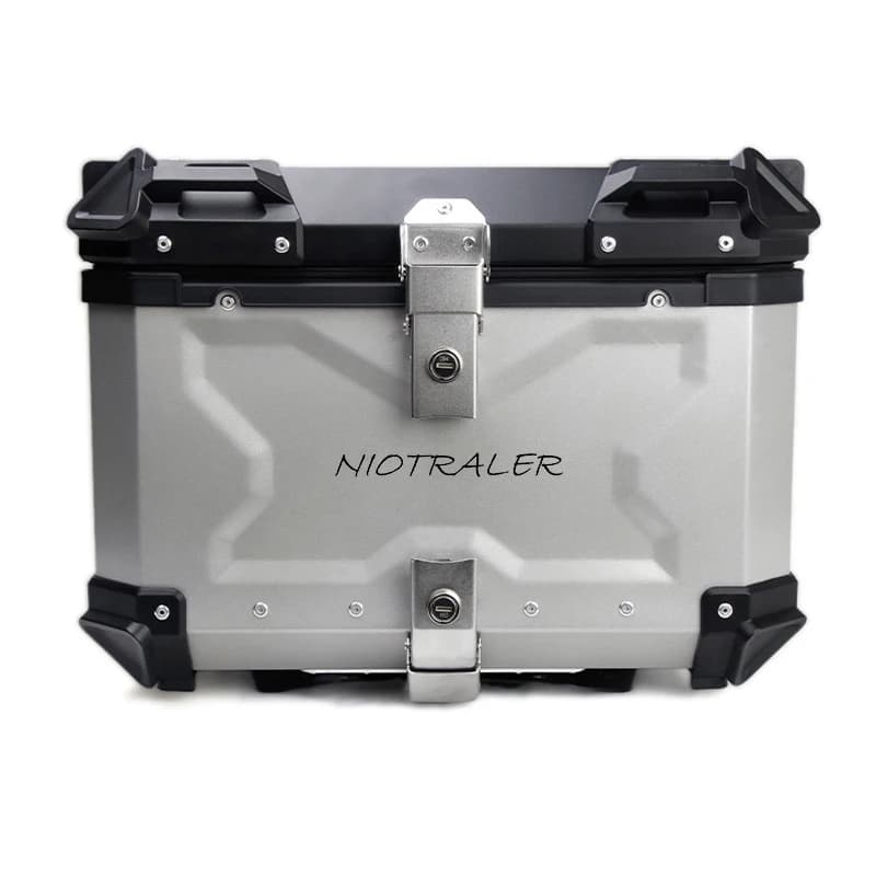 36L universale per moto coda posteriore superiore scatola per bagagli custodia per casco baule di stoccaggio cassetta degli attrezzi in alluminio accessori moto impermeabile