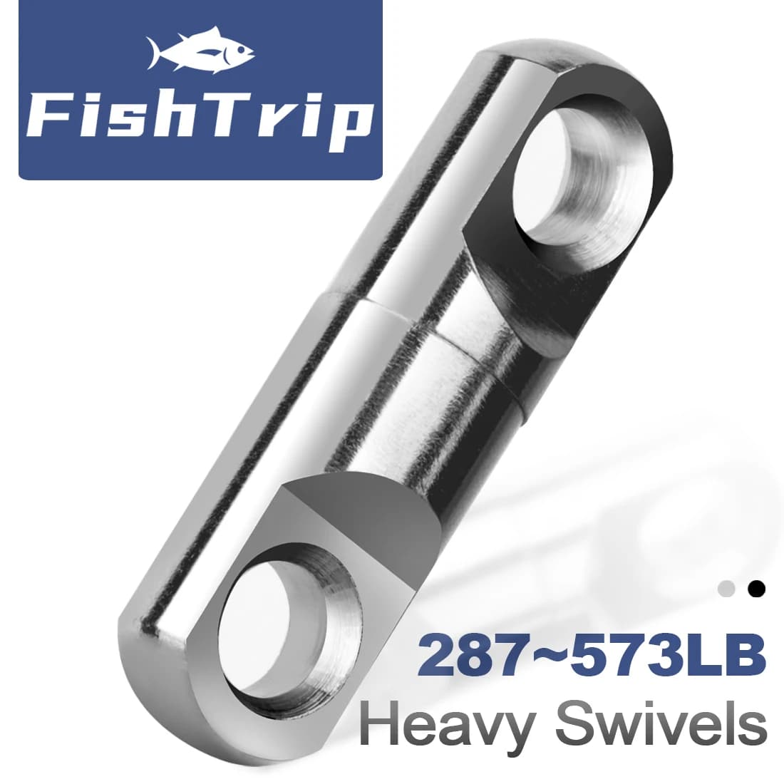 FishTrip Pesca Solido Girevole 5-10 Pezzi Heavy Duty Colonna Rotante Cuscinetto Girevoli Gancio Da Pesca Richiamo Connettore