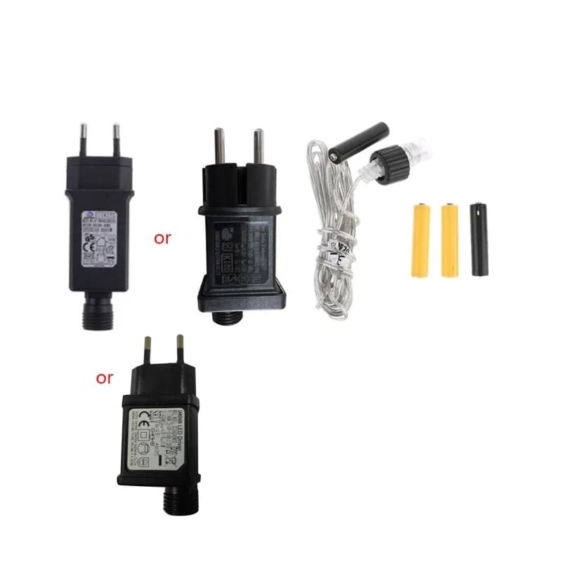 Eliminatore di batterie AA AAA Sostituisci 2x 3 batterie AA AAA 4,5 V Adattatore di alimentazione per radio giocattolo Accessori per candele a LED