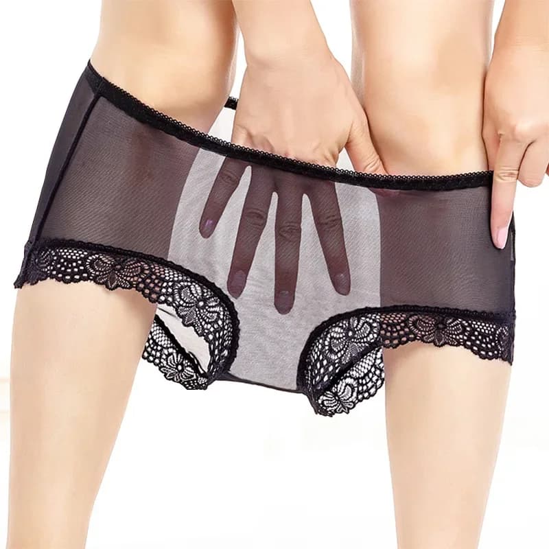 Ropa Interior Femenina Underwear mutandine da donna Plus Size 4XL Soft Lace Mesh mutandine Sexy completamente trasparenti e sottili Lingerie