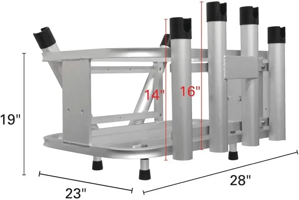 Estreme Max Jet Ski PWC Portacanne da pesca e dispositivo di raffreddamento combinato - Compatibile con supporti per lattine di carburante RotoPax