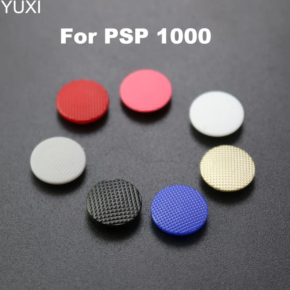YUXI 1 pc. Universal fungus-shaped joystick cap for PSP1000 PSP2000 PSP3000, spare for knob, multicolor