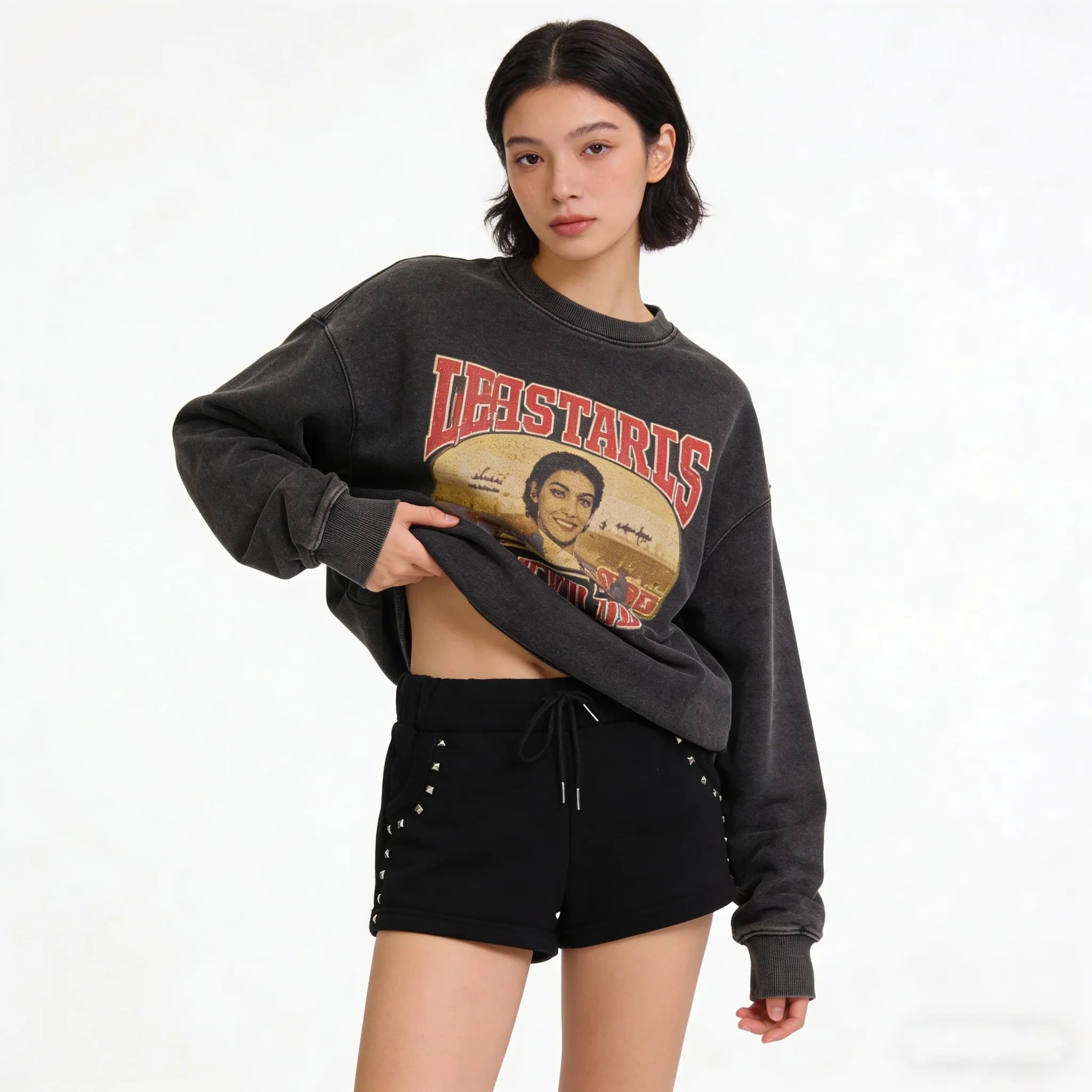 Shorts Estivi da Donna, Nuovo Stile Fresco con Diamanti e Laccetti, Sexy e alla Moda, Casual Americano Y2K