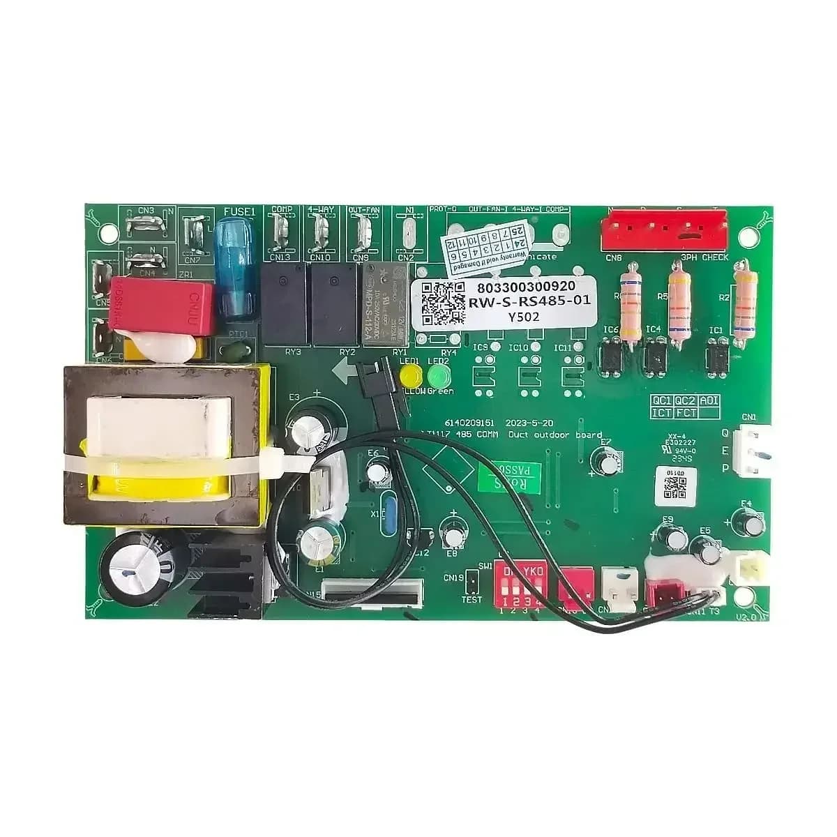 Tuyagood Funziona Per Il Condizionatore D'aria Computer di Bordo Circuito 803300300920 RW-S-RS485-01 PartAlexa Google Assistant