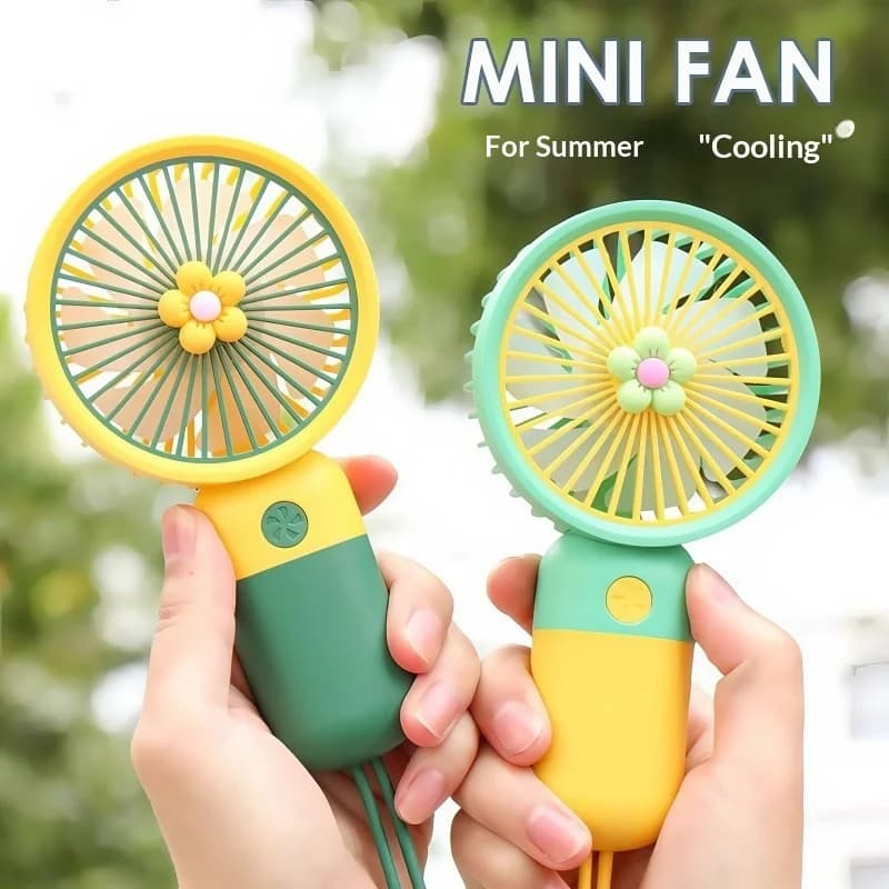 Ventilatore da tavolo portatile mini USB ricaricabile, bestseller transfrontaliero per studenti, regali all'ingrosso