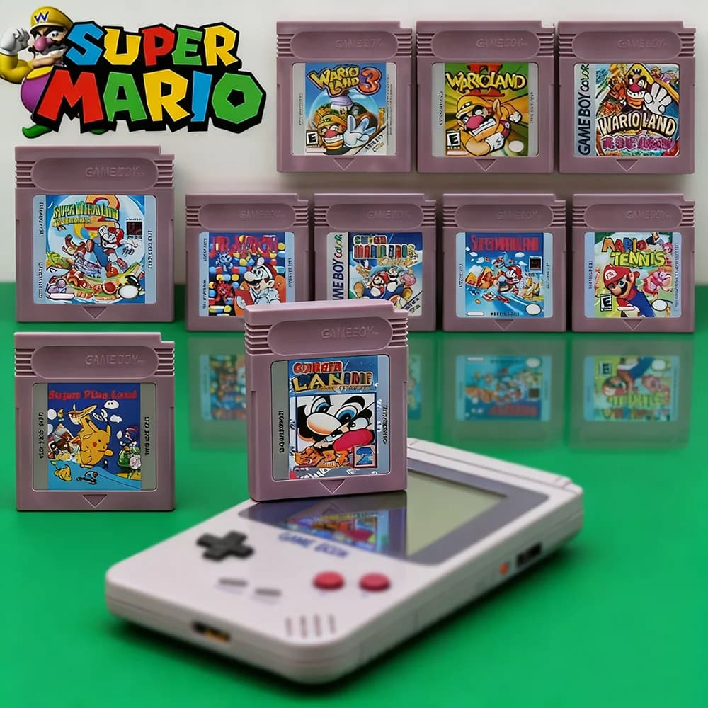 GBC 16 Bit Gioco Cartuccia per videogiochi Console Card Wario Land Donkey Kong Wario Land 2 Yoshi per GBC