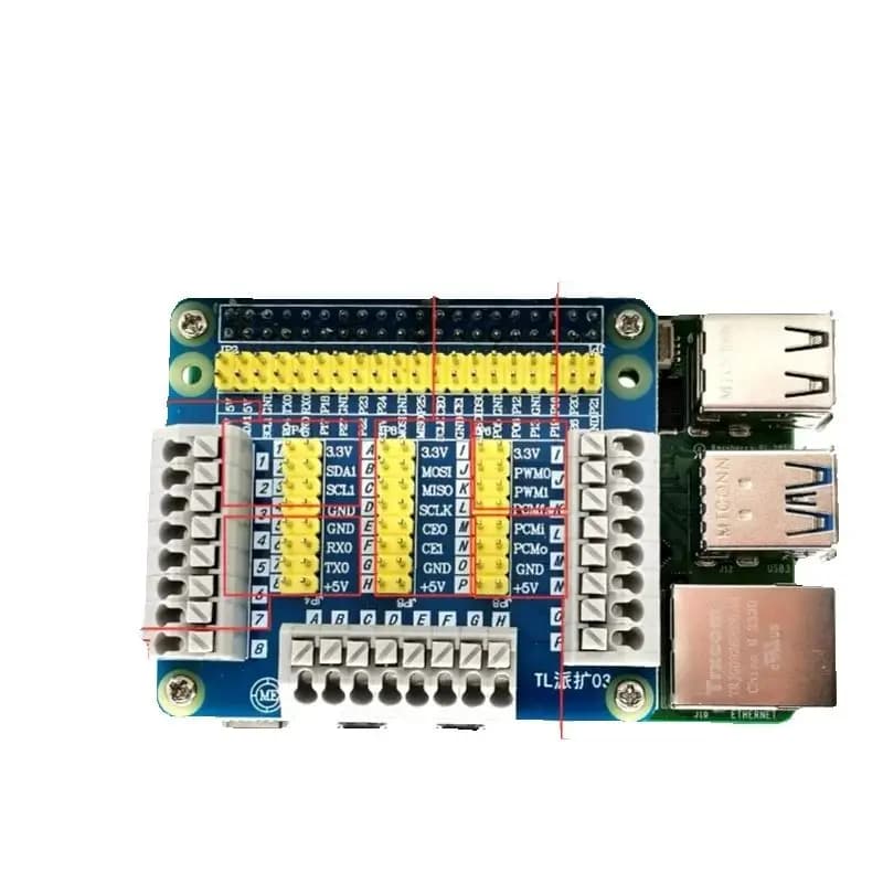 Multi-functional expansion card -40Pin Multi-pin for Raspberry Pi 5th generation/4B/3B