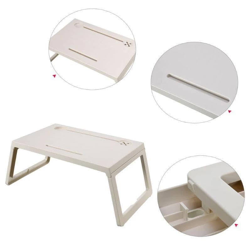 Laptop Bed Table Foldable Laptop Desk Stand Breakfast Tray, Multifunction Tablet
