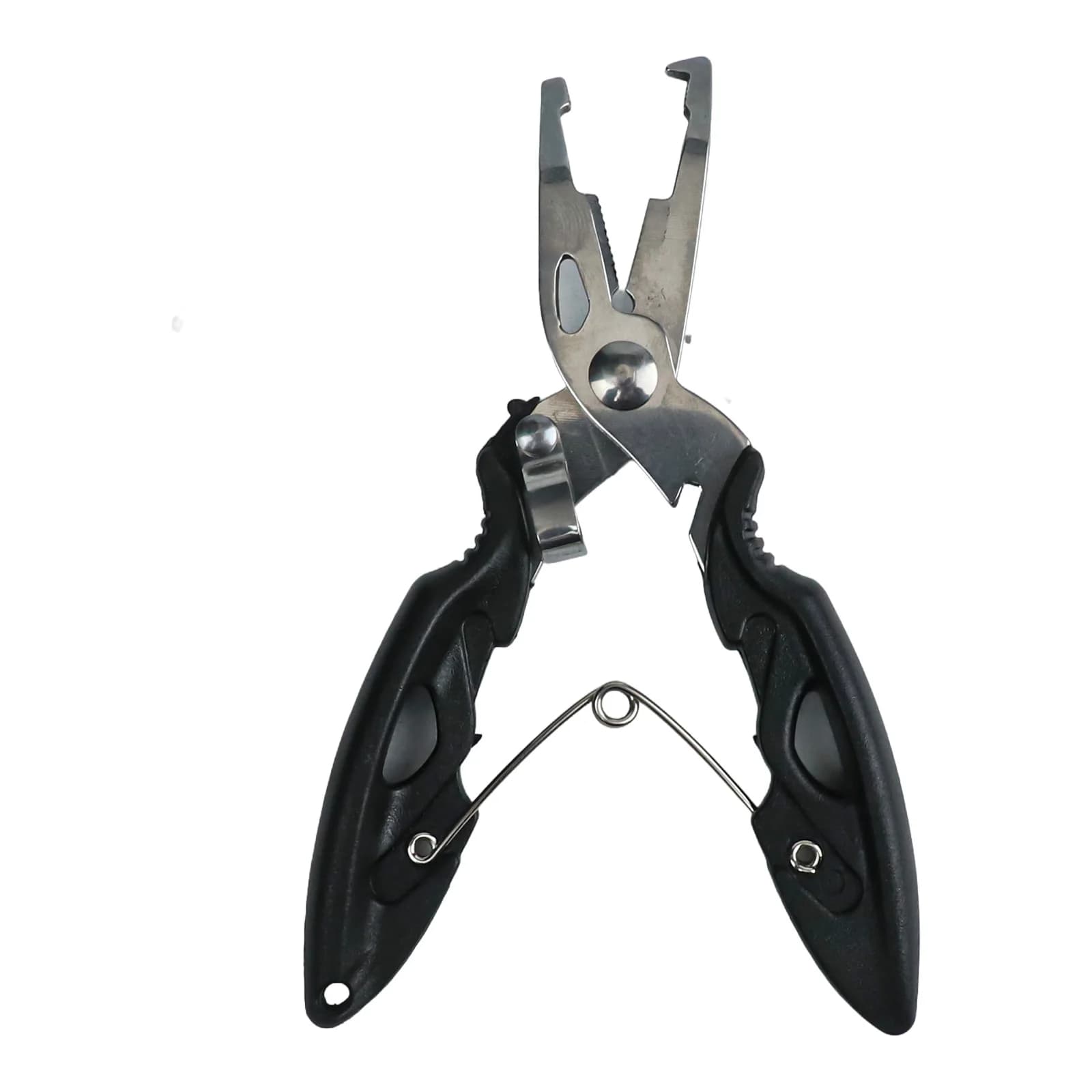 Fishing clamps Aluminum bait pliers Split Ring-Hook Remover-Line Cutter Fishing equipment Cutting fish pliers Multifunctional scissors