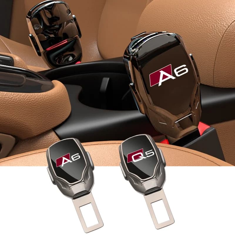 Clip per fibbia per cintura di sicurezza per auto Clip per fibbia per cintura di sicurezza per auto per audi sport RS A1 A3 A4 B7 B8 A5 A6 A7 A8 Q3 Q5 Q7 Q8 TT